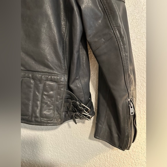 Leather Moto Jacket Wilson’s Vintage Line L - Picture 8 of 9